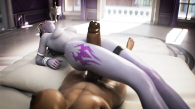 Naughty Widowmaker Gives a Tight Handjob in the Dark [ForbiddenFantasy][NoWM]