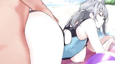 Jumbo Booty Bump and Grind on the Shoreline in Ultra HD!