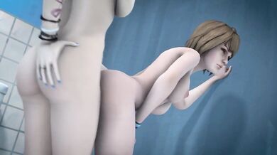 Taking a Shower with Chloe and Max in AmateurSFM's Latest Hentai Porn Video