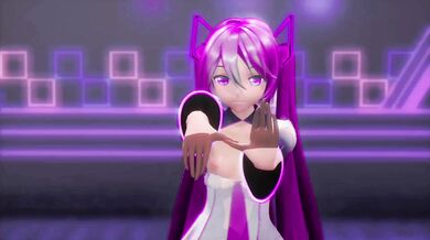 Miku's Naughty Night Out: Stripping, Dancing and Groping Her Small Boobs