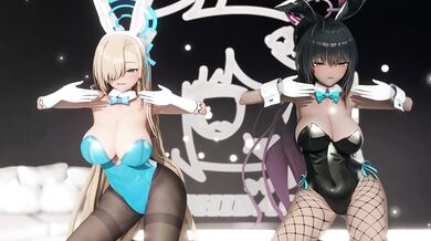 Kakudate Karin and Ichinose Asuna - 'Talk That Talk' (4K@60) [Shibari]