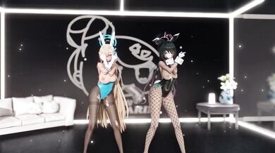 Kakudate Karin and Ichinose Asuna - 'Talk That Talk' (4K@60) [Shibari]