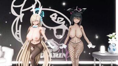 Kakudate Karin and Ichinose Asuna - 'Talk That Talk' (4K@60) [Shibari]