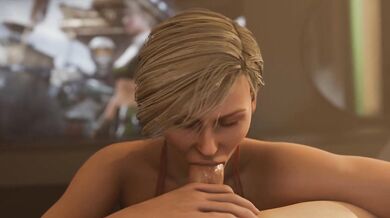Cassie Cage's Explosive Blowjob!