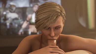 Cassie Cage's Explosive Blowjob!