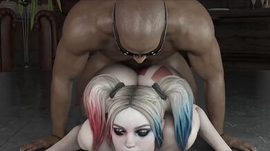 Harley Quinn's Deep Anal Penetration with Blacked Dubush1ne34