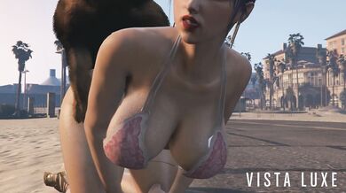 Publicly Ravaged Erika - Grand Theft Auto 5