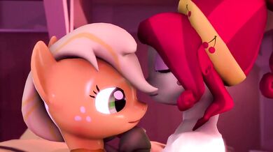 - Barn Ride with Applejack: A Stallion's Fantasy Fulfilled