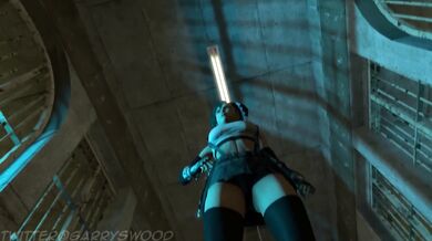 Cumming to Terms with Tifa's Abduction - Roping the Futa in GarrysWood