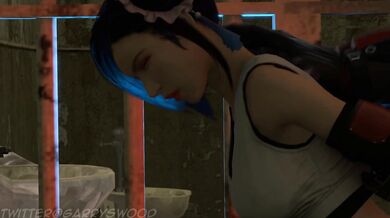 Cumming to Terms with Tifa's Abduction - Roping the Futa in GarrysWood