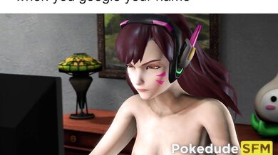 D.va's Dirty Discovery of Cyberspace Debauchery