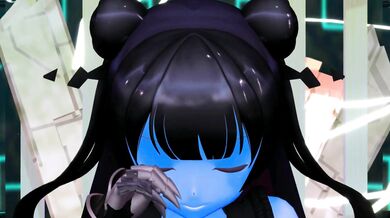 Blue-skinned Monster Girl Dance on the Light Cruiser: KanColle Hentai Anime with Demonic Ship Girls in 3D