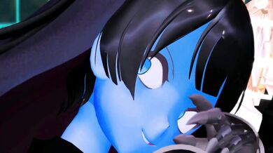 Blue-skinned Monster Girl Dance on the Light Cruiser: KanColle Hentai Anime with Demonic Ship Girls in 3D