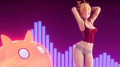 [ViciNeko]Yoimiya X Beat SFW 60FPS can be rewritten as Beat the Meat: Yoimiya's Sizzling SFW Fap Fest!
