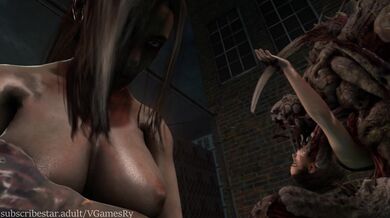 Zombie Gore-Fest: Jill's Necrophilic Gangbang
