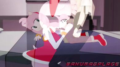 - Amy Rose Gets Fucked by Knuckles While Sonic Watches