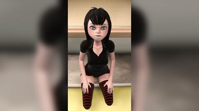 Mavis the Vampire Pleases Her Lover with Sensual Touches and Tempting Moans