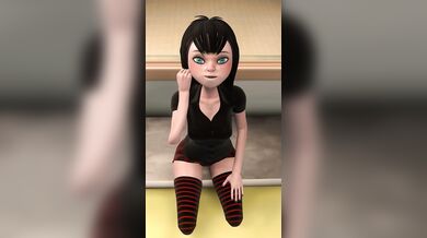 Mavis the Vampire Pleases Her Lover with Sensual Touches and Tempting Moans