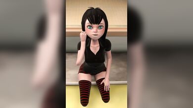 Mavis the Vampire Pleases Her Lover with Sensual Touches and Tempting Moans