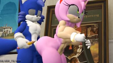 Amy Rose Getting Nailed by the Blue Fox [silvertilver]