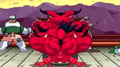 Incineroar and Big the Cat go Wild in an Erotic Fight for Survival