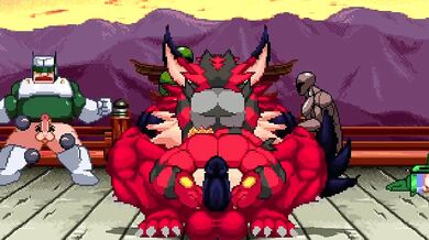 Incineroar and Big the Cat go Wild in an Erotic Fight for Survival