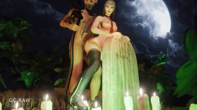 Nighttime Forest Rape of Vivica Saint