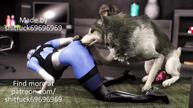 Furry Sex Simulacrum: 2B's Canine Cocksheath Insemination (Skyrim Bound)