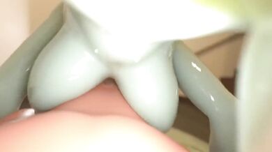 Slimy Green Cum Queen: Frozen Margarita Fuck Fest