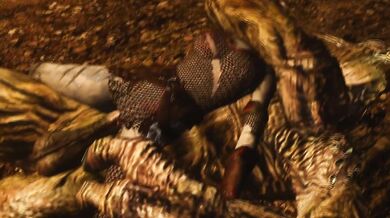 Khajiit Gives Tribute to a Giant Troll's Swollen Cock