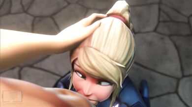 Samus Aran's Blowjob Deity [Cumming Inside]