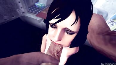 Jizz on my Tits in the Van - a Blowjob Scenario