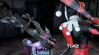 Harley Quinn's CBT Playtime with Widowmaker: tiaz-3dx