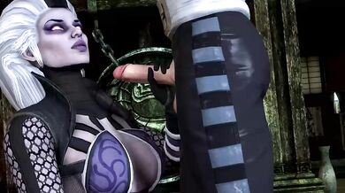 The Undead Sindel Gives Johnny a Steamy Hand Job
