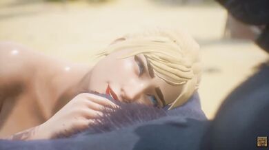 Busty Beauty Fucks Hairy Beast in the Woods