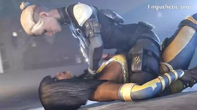 The Futanari Empress Tanya and the Busty Cassie Cage in an Empathic Romp