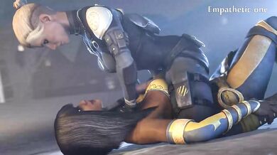 The Futanari Empress Tanya and the Busty Cassie Cage in an Empathic Romp
