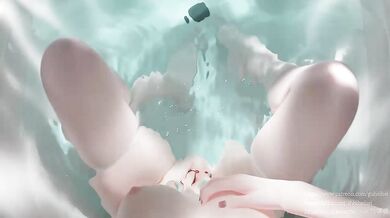 Barbara's Wet and Wild Solo Session in the Tub [Guheihei]