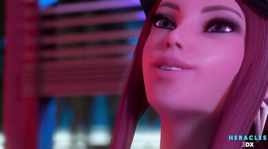 Pornstar Fiesta: Akali, Aunt Cass, D.va, and Chun li get Reamed Hard (Heracles3DX Compilation)