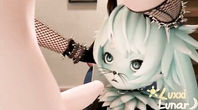 Young Female Bunny Gets Face Fucked Hard in Rough Threesome