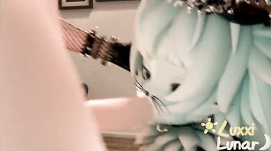 Young Female Bunny Gets Face Fucked Hard in Rough Threesome