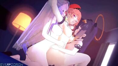 Incestuous Threesome with a Lustful Mother and Her Two Daughters - Koi_S3