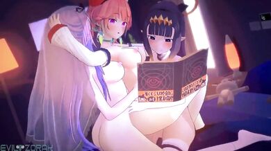 Incestuous Threesome with a Lustful Mother and Her Two Daughters - Koi_S3