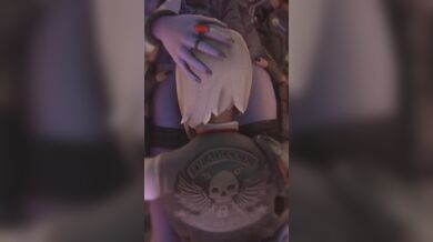 Widowmaker's Cum Gargler - Ashe's Netfuta Adventure