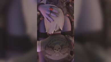 Widowmaker's Cum Gargler - Ashe's Netfuta Adventure