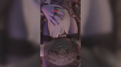 Widowmaker's Cum Gargler - Ashe's Netfuta Adventure