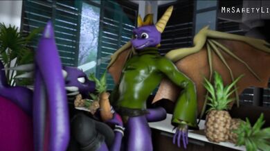 Unleashing the Dragon and Fox's Fury: Spyro x Cynder's Erotic Adventure with MrSafetyLion