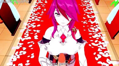 Rosaria's Wet and Wild Escapade in Genshin Impact