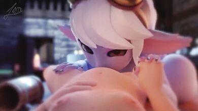 Tristana's Dusty Red Orgasm