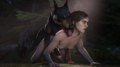 Fucking Ellie's Feral Dog in The Last of Us 2